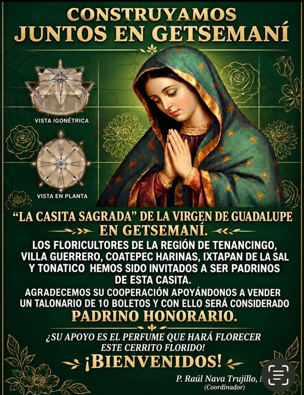Grand Raffle for the Construction of the Guadalupe Shrine in Getsemaní